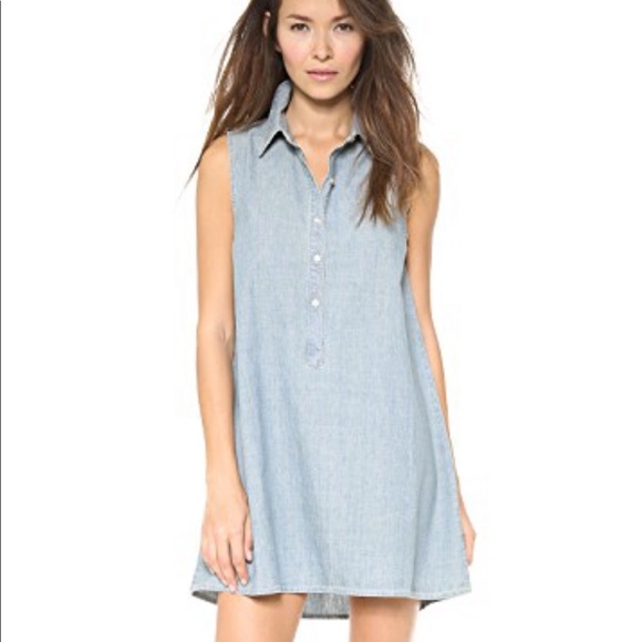 Rag & bone chambray tent shirt dress 👗 size m - Picture 1 of 5